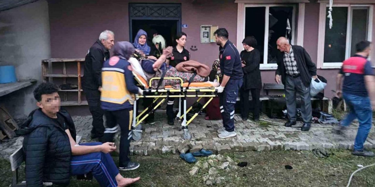 Kastamonu'da benzinle soba yakmak isterken ölümden döndüler: 4 yaralı