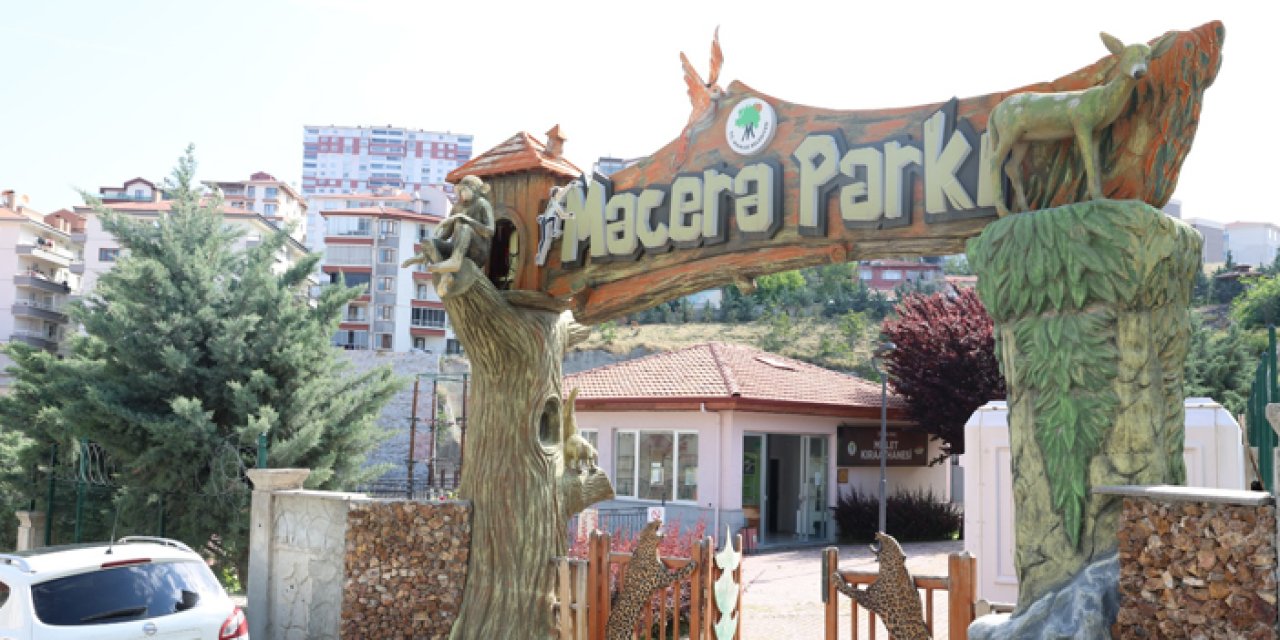Mamak’ta yenilenen macera parkı kapılarını açtı