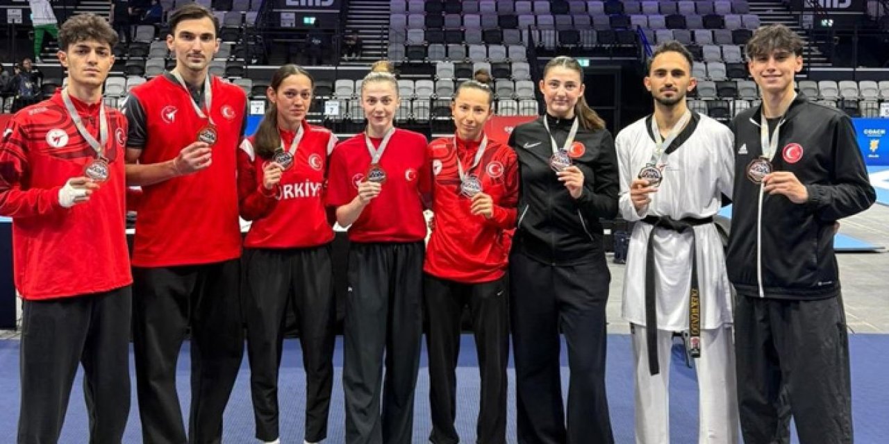 Milli taekwondoculardan madalya yağmuru: İlk günden 13 madalya!