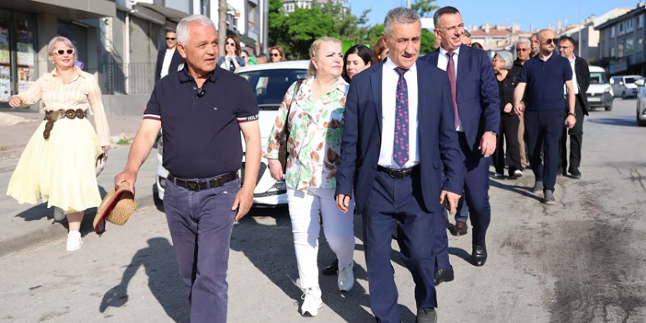 Başkan Şahin’den Mamak’ta yaya ulaşım ve sağlıklı 