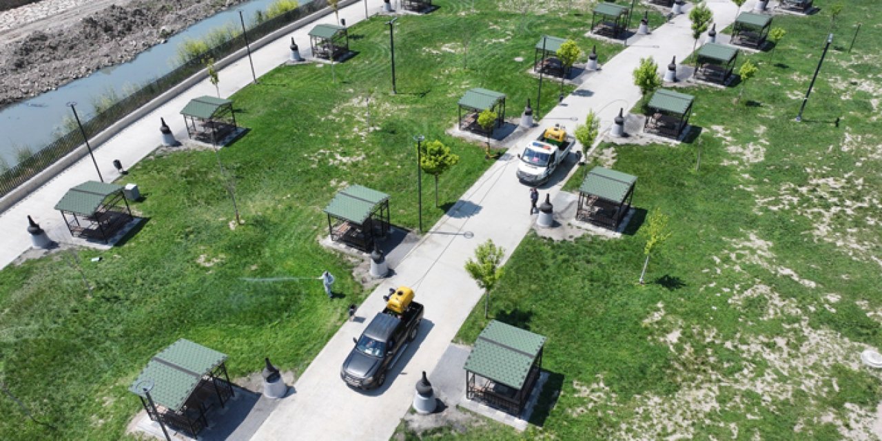 Sincan’da yaz boyu park ve yeşil alanlarda yoğun i