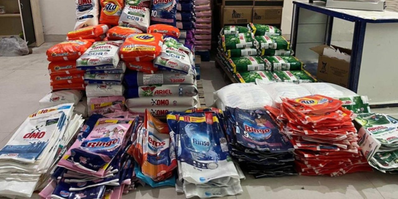 Başkentte deterjan operasyonu: 3 ton sahte ürün ele geçirildi
