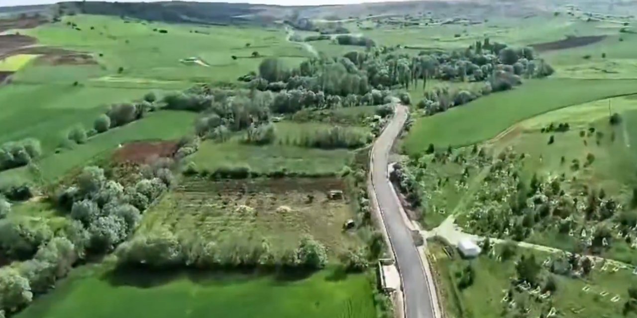 Kırıkkale Kazmaca’yı Ankara Kalecik’e bağlayan yol yenilendi