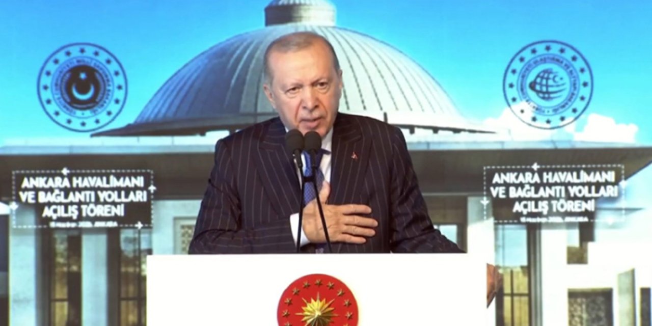 Ankara Havaalanı Erdoğan’ın katılımıyla açıldı