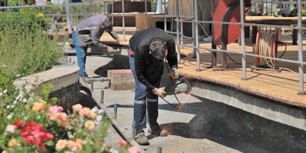 Keçiören’de parklarda yenileme seferberliği