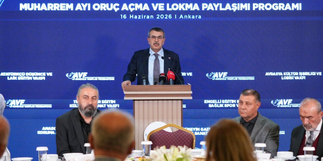 Bakan Tekin: Aynı lokmayı paylaşmak, aynı kaderi paylaşabilme iradesinin de göstergesidir