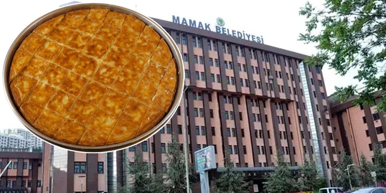 Mamak Belediyesi 10 ton su böreği satın alacak