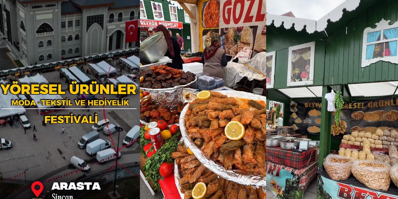 Arasta Sincan’da Yöresel Ürünler Festivali düzenleniyor