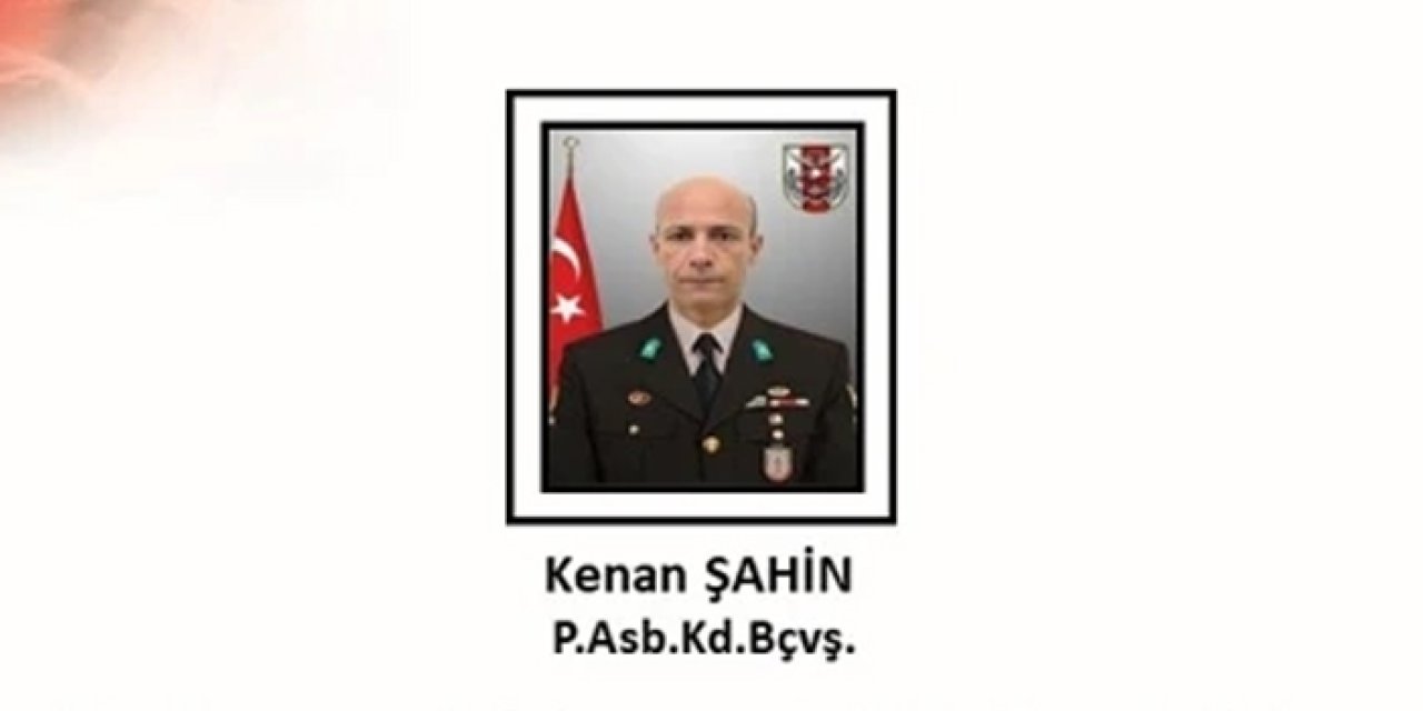 Fırat kalkanı bölgesinden acı haber: Astsubay Şahin şehit oldu