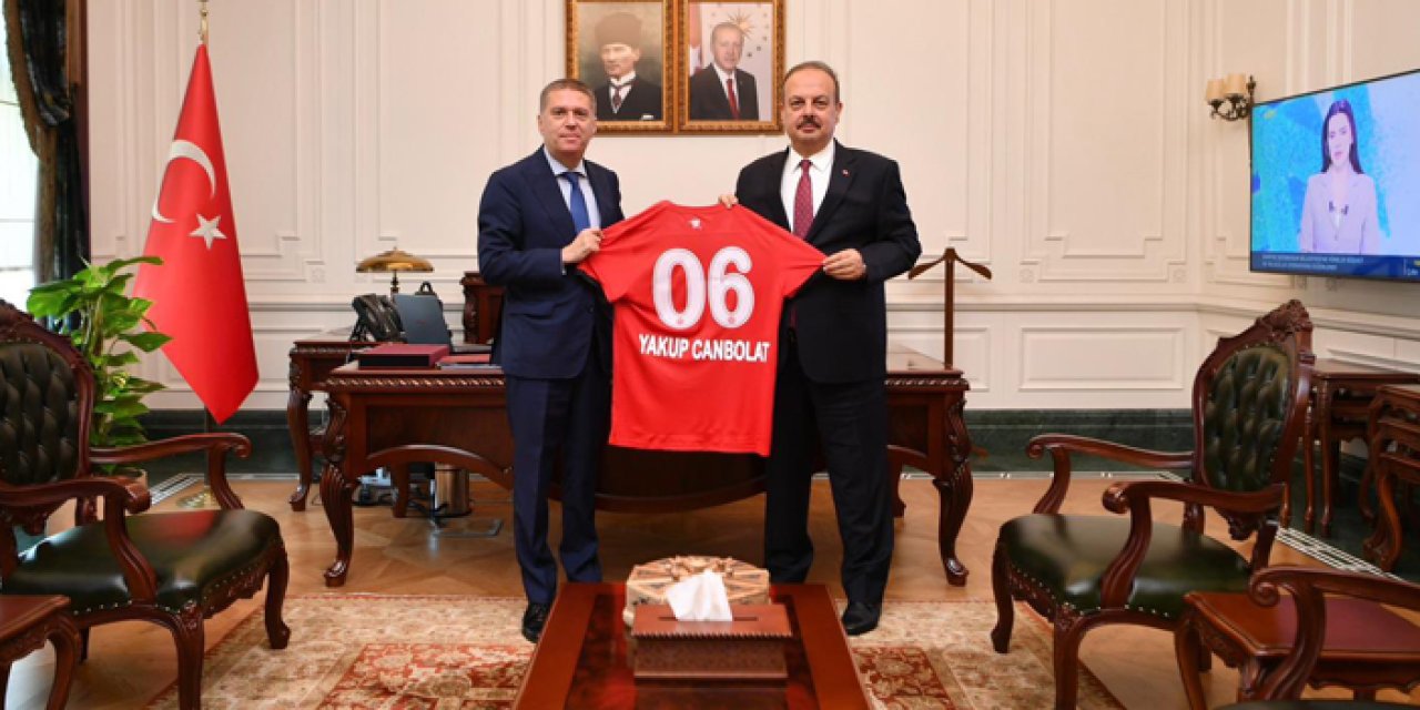 Gençlerbirliği başkanı Çakmak’tan Vali Canbolat’a hayırlı olsun ziyareti