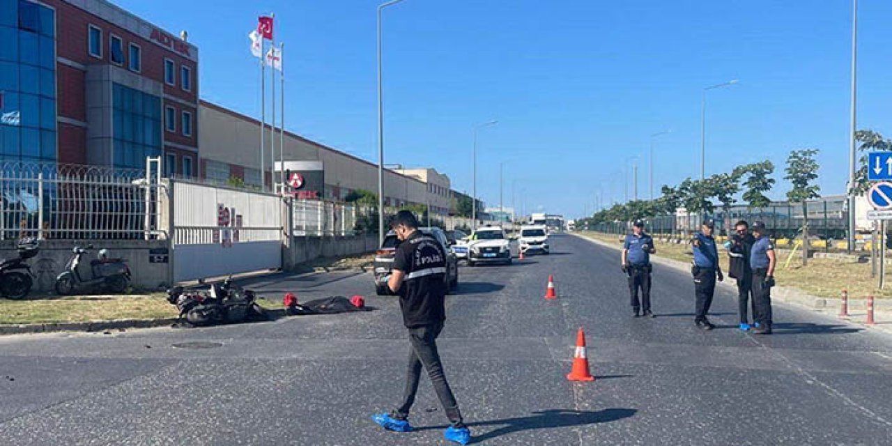Otomobil ile çarpışan motosikletin sürücüsü öldü