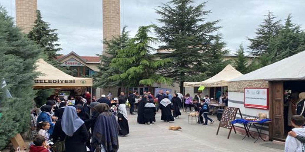 Çamlıdere'de Gazze için dayanışma kermesi düzenlendi