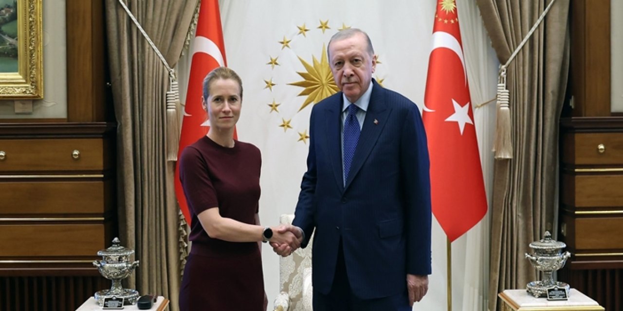 Cumhurbaşkanı Erdoğan, Kaja Kallas ile görüştü