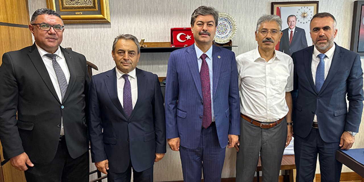 Mamak Kırşehirliler Derneği’nden Kırşehir Milletvekili Erkan’a ziyaret