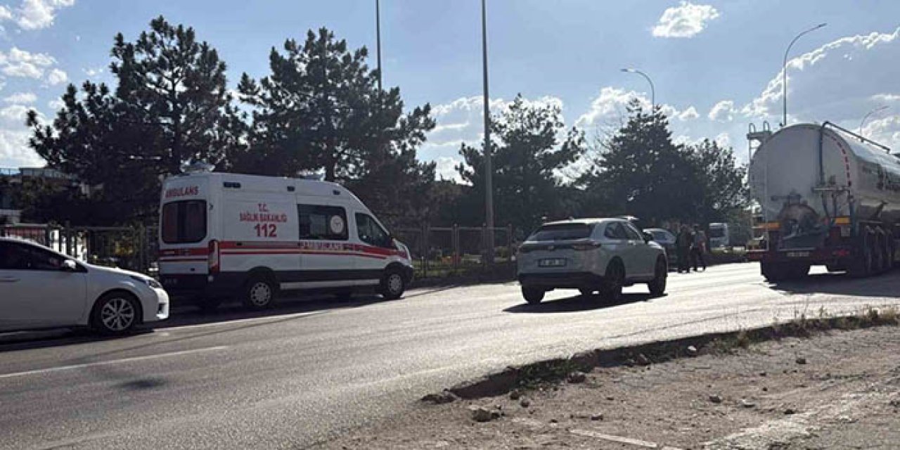 Çevre yolunda otomobilin çarptığı kadın yaralandı