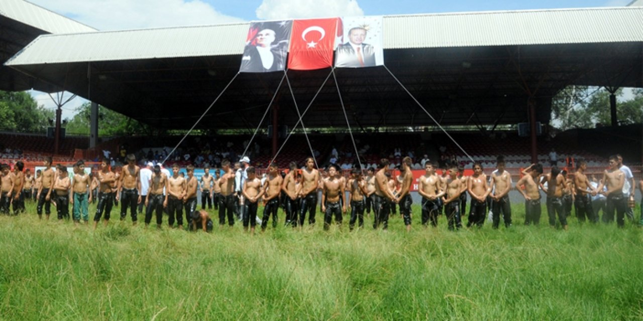 Tarihi Kırkpınar er meydanı hareketlendi