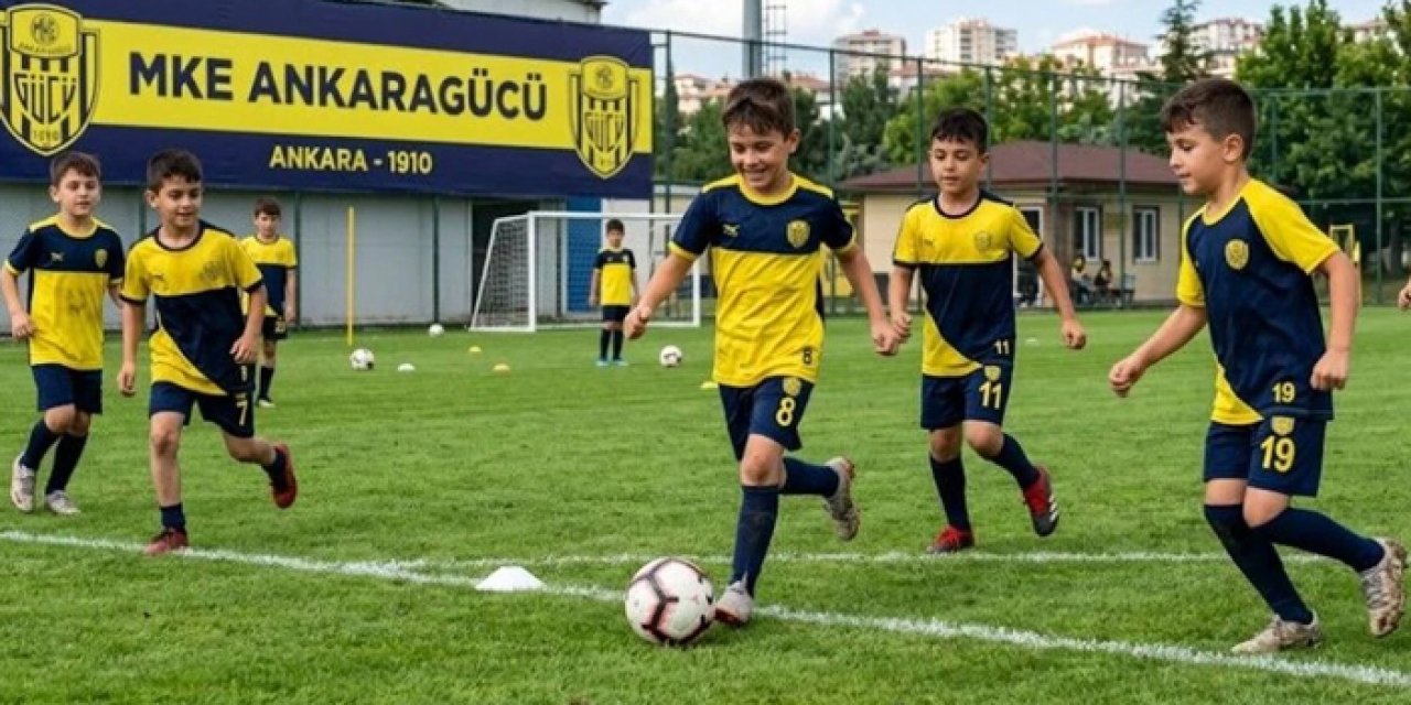 MKE Ankaragücü futbol okulunda kayıt dönemi başladı