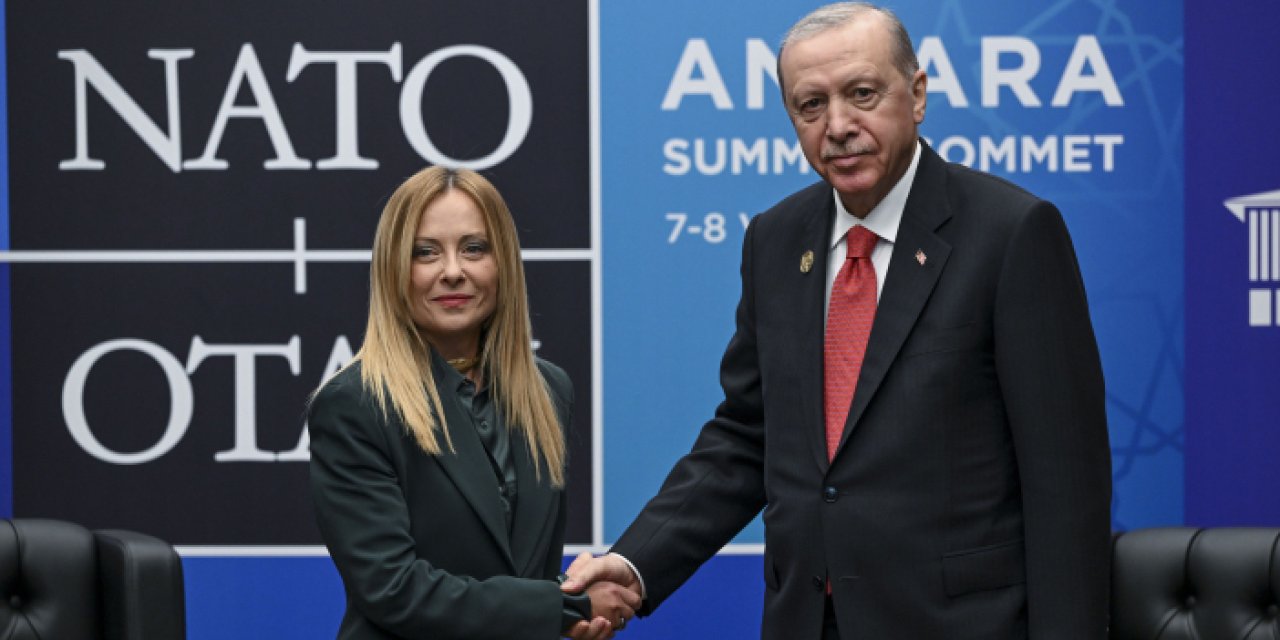 Cumhurbaşkanı Erdoğan Macron ve Meloni ile görüştü