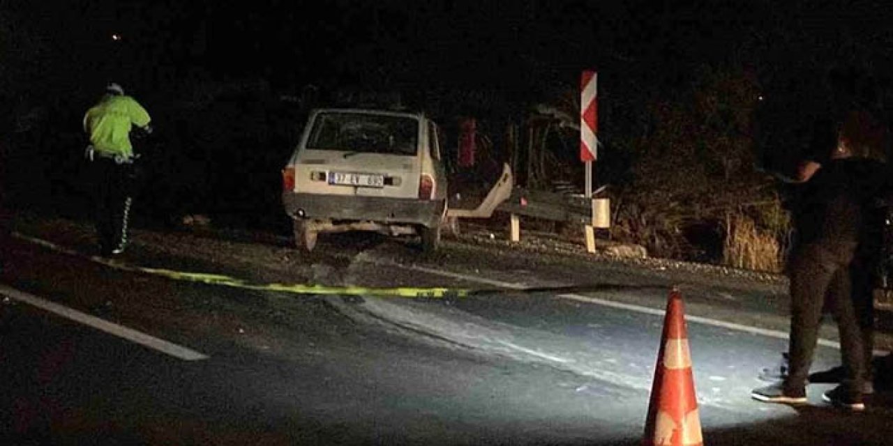 Kastamonu'da otomobil traktörle çarpıştı: 1 ölü, 1 yaralı