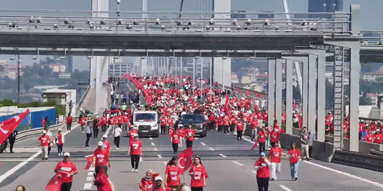 15 Temmuz Yürüyüşü: 10. Yılda Şehitler Anıldı