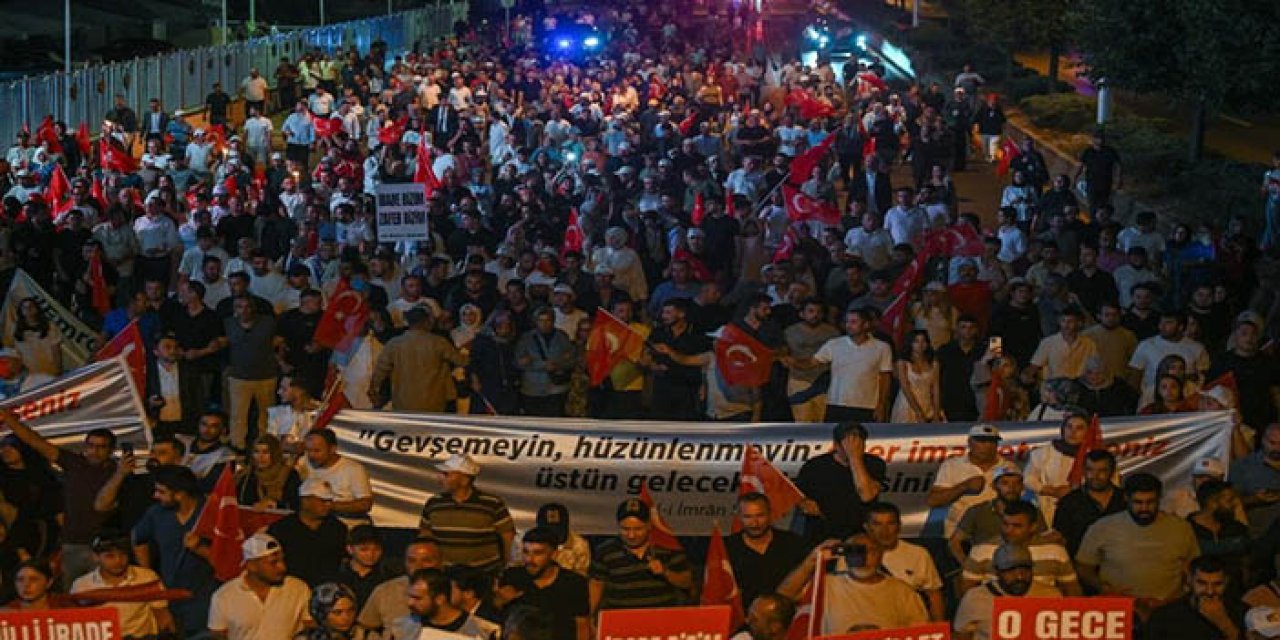 Ankara'da 15 Temmuz Kortej Yürüyüşü