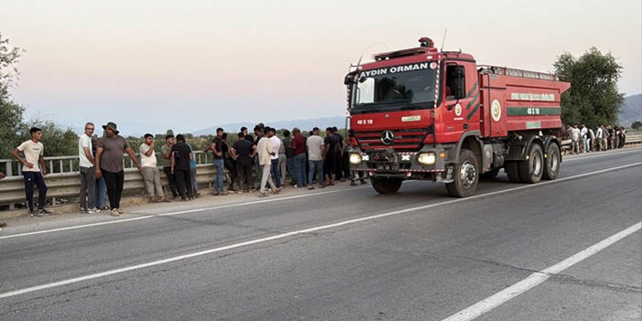 Aydın'da nehirde kaybolan 2 çocuk için arama çalışması başlatıldı
