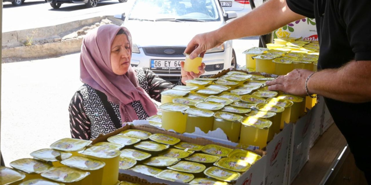 Etimesgut'ta sıcak havaya serin dokunuş! Limonata ikramları başladı