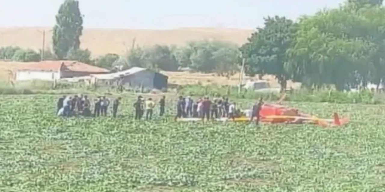 Ankara'da eğitim helikopteri düştü: 2 kişi yaralandı