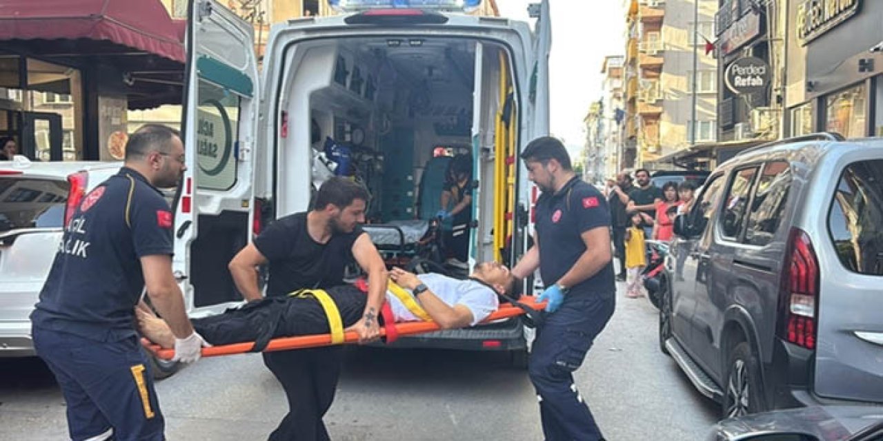 Husumetlisi tarafından sokak ortasında bacağından vuruldu