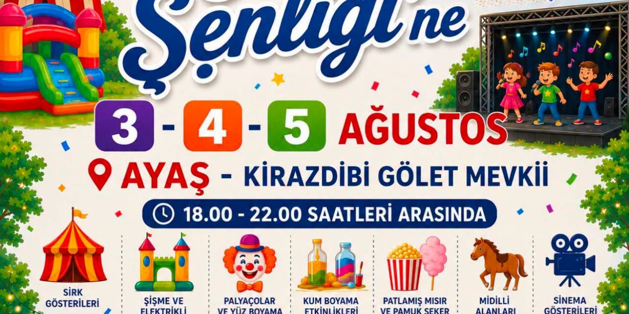 Ayaş’ta Yaz Şenliği başlıyor