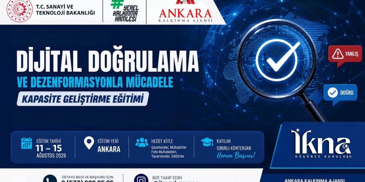 Dezenformasyonla mücadele eğitimi için başvurular başladı