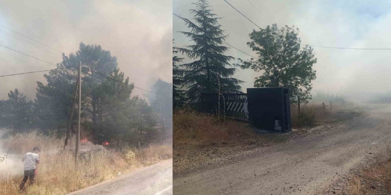 Başkentte Otluk Alanda Çıkan Yangın Kontrol Altına Alındı