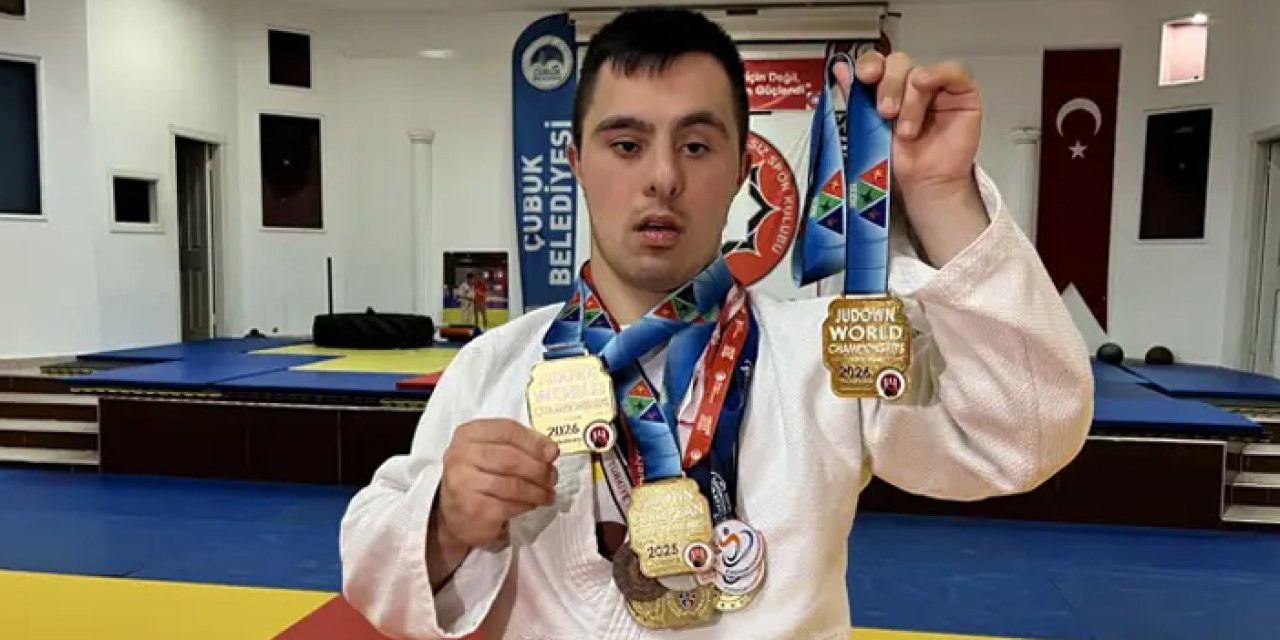Çubuk’tan dünya zirvesine: Ahmet Ünal judoda şampiyon oldu