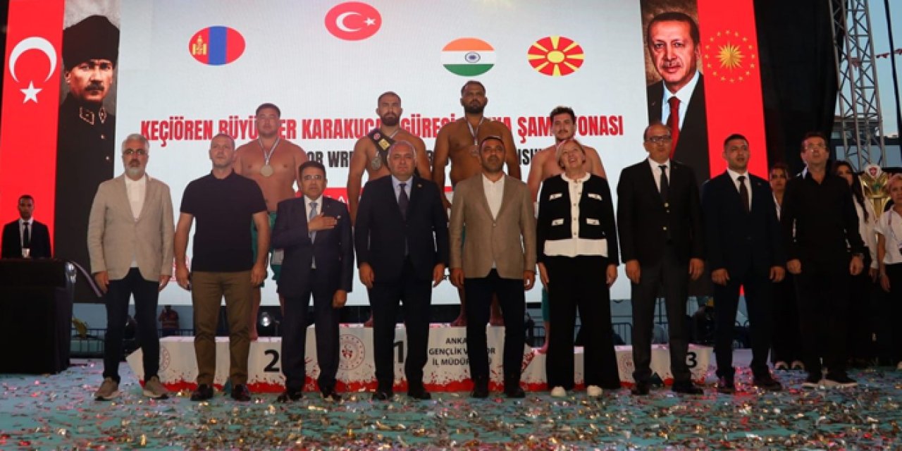 Ankara’da karakucak zirvesi: 33 ülkeden 165 sporcu yarıştı
