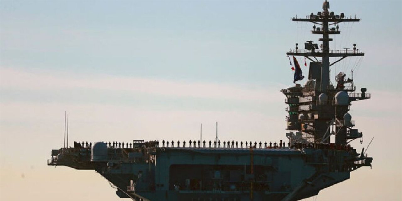 ABD uçak gemisi USS Abraham Lıncoln eve dönüyor