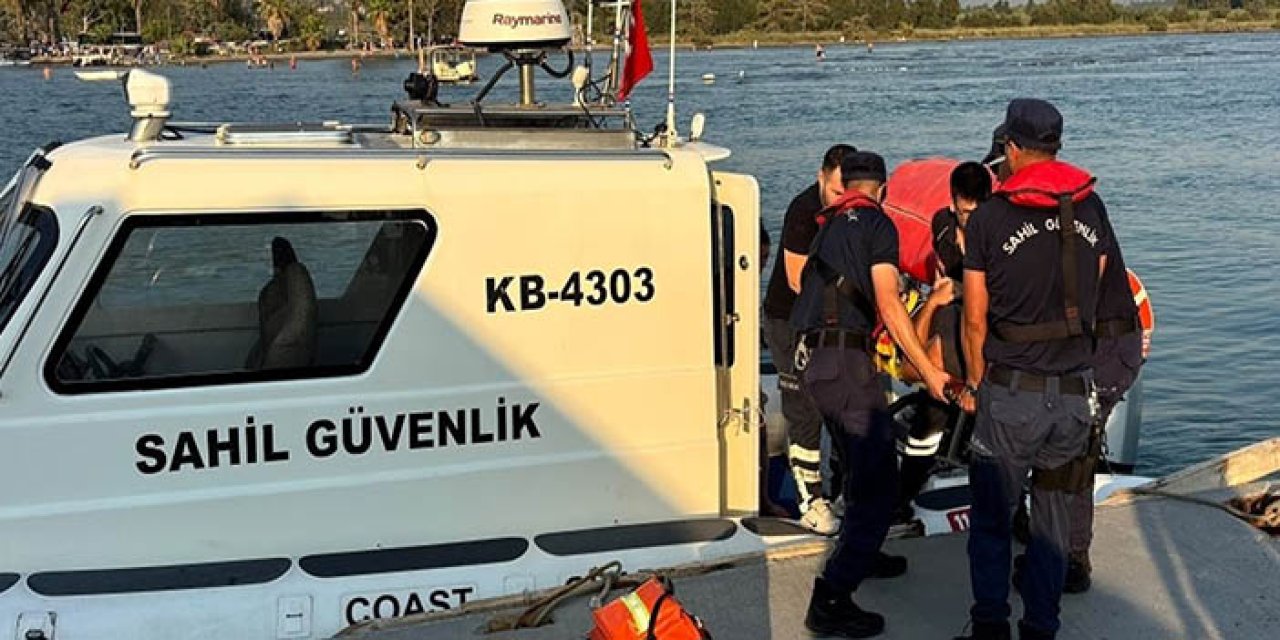Marmaris'te kayalıktan düşen yaralı kurtarıldı
