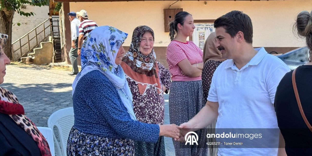Nallıhan Kaymakamı Semih Doğanoğlu'ndan şehit ailesine ziyaret