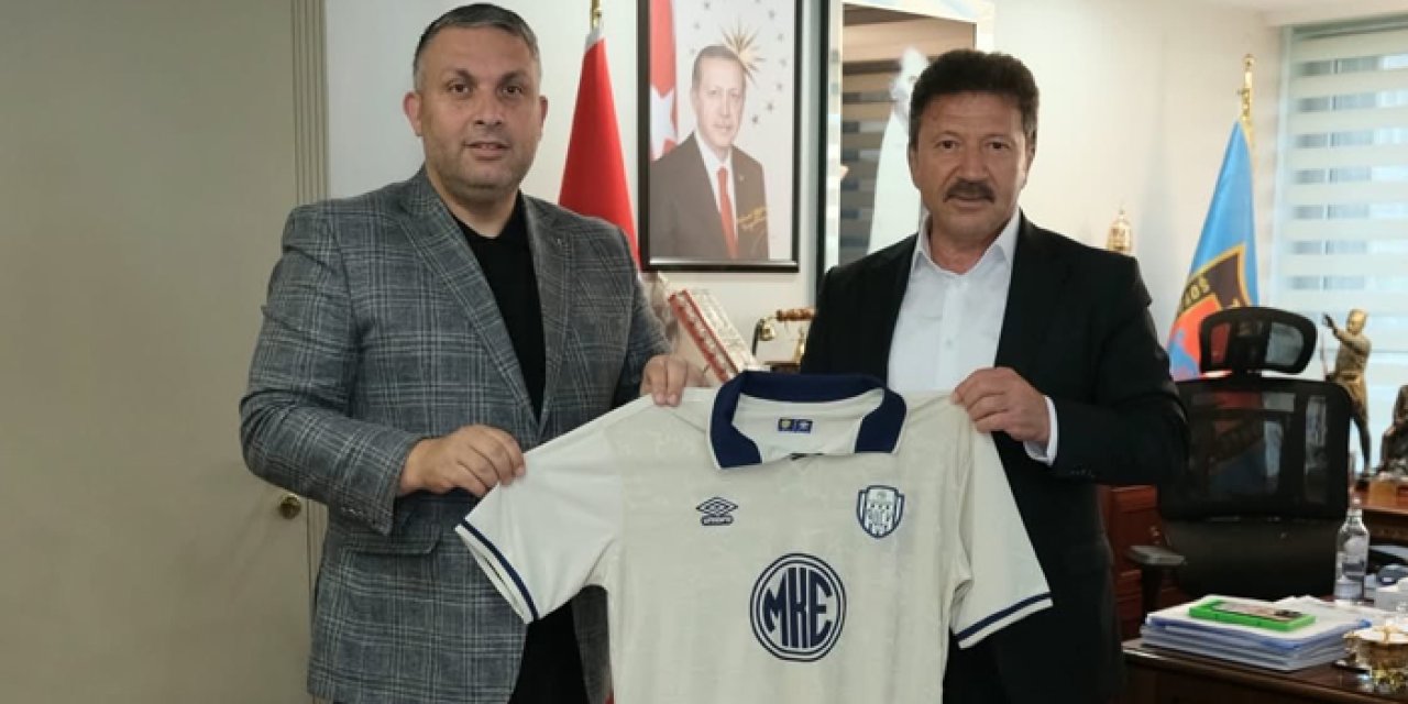 Ankaragücü’nde Başkan Alparslan’dan eski başkan Yiğiner’e ziyaret