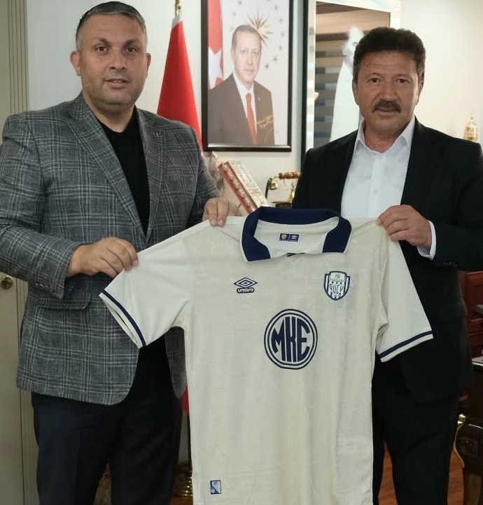 Ankaragücü’nde Başkan Alparslan’dan eski başkan Yiğiner’e ziyaret