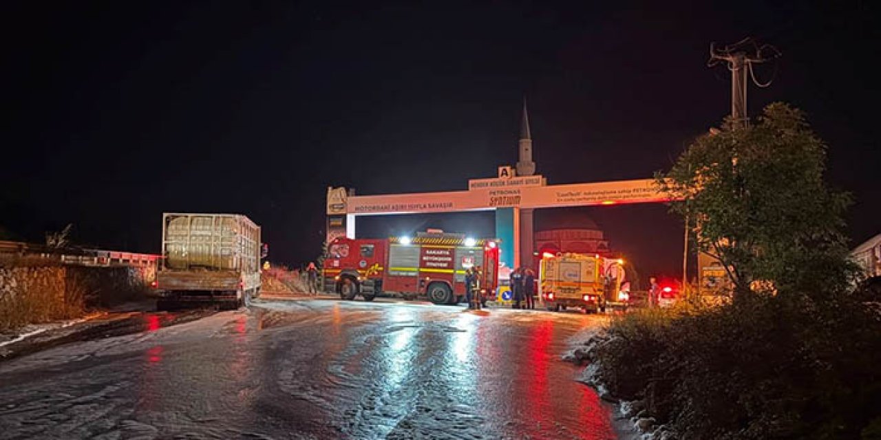 Hendek'te kimyasal sızıntısı: 2 kişi hastanelik oldu