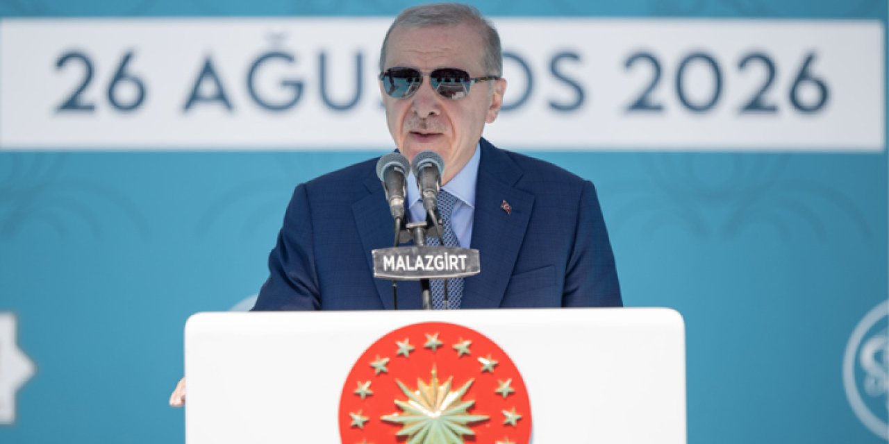 Erdoğan Malazgirt’ten mesaj verdi: “Yolumuzdan dönmeyeceğiz”