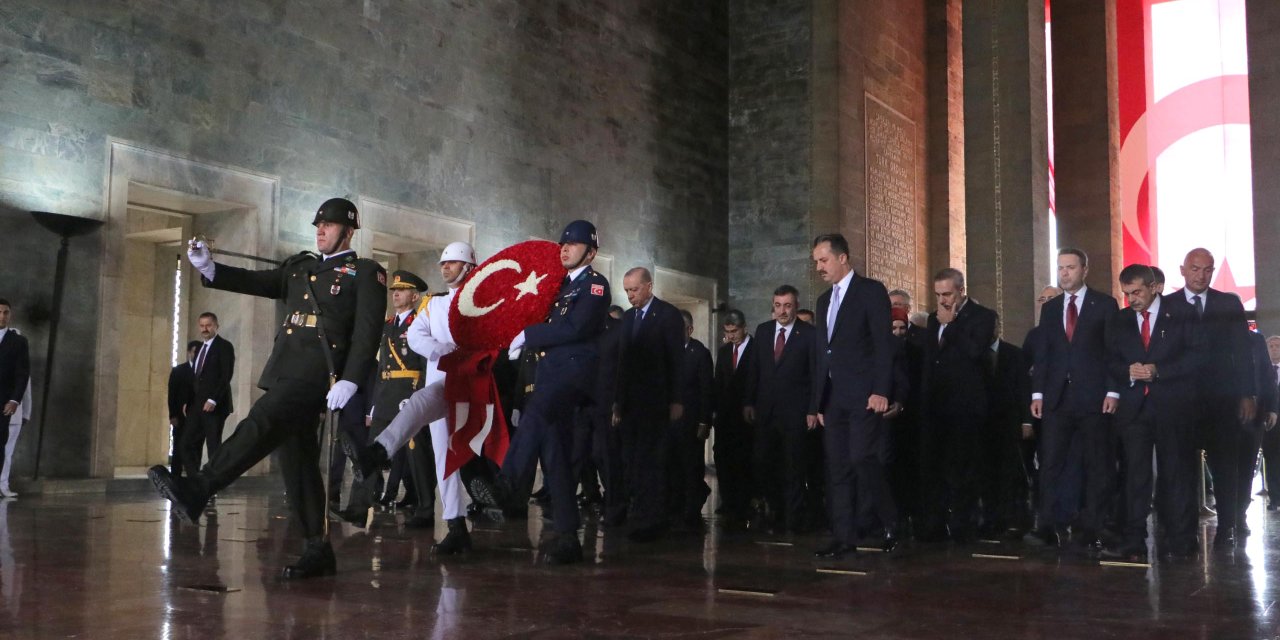 Anıtkabir'de '30 Ağustos Zafer Bayramı' töreni