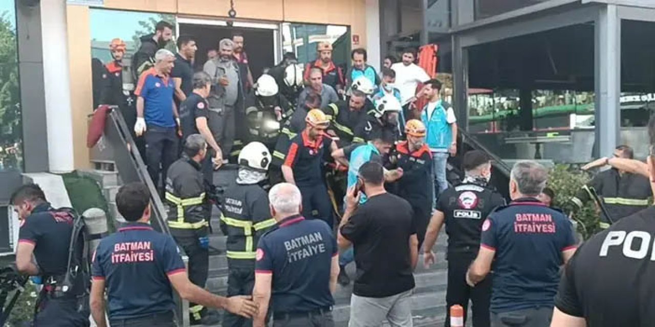 Batman’da spor salonunda yangın; 10 yaralı