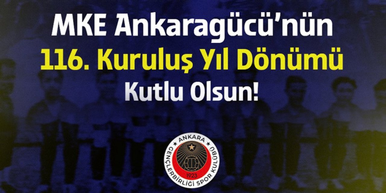 Gençlerbirliği’nden Ankaragücü’nün kuruluş yıldönümünü kutladı