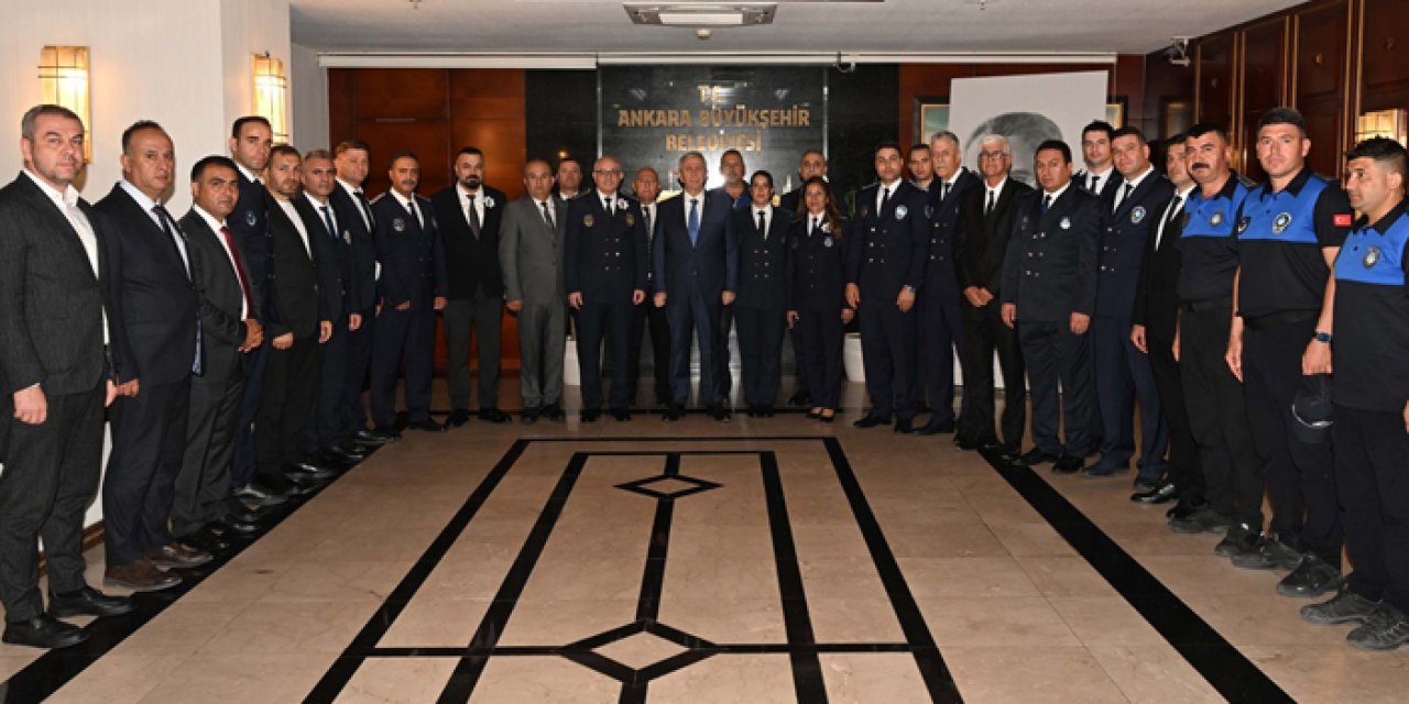 Mansur Yavaş Ankara zabıtası ile buluştu