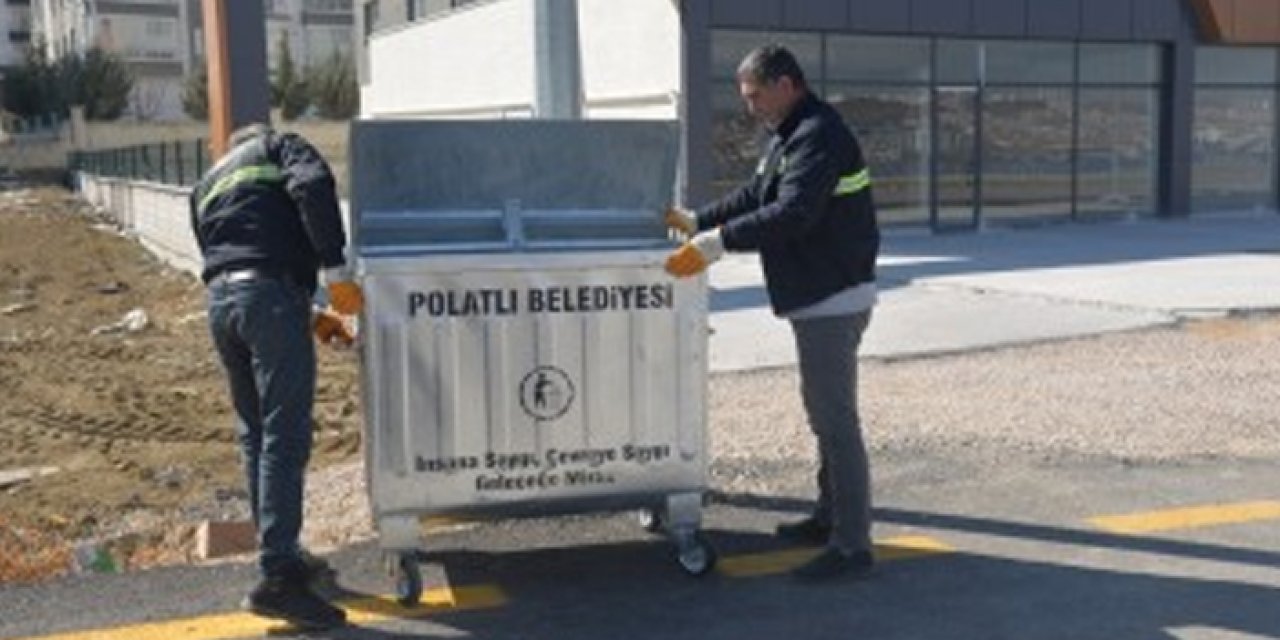 Polatlı’daki çöp kovaları yenilecek: Yüzlerce yeni koca alınacak