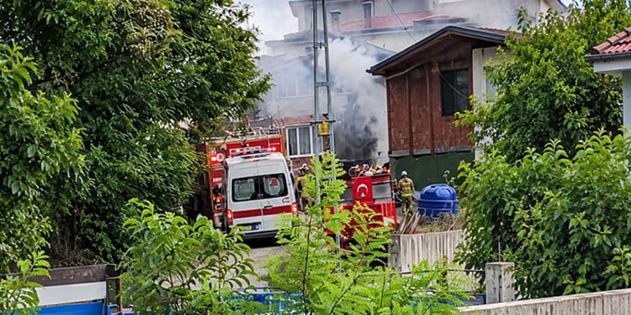 Samsun'da tek katlı evde yandı: 1 ölü