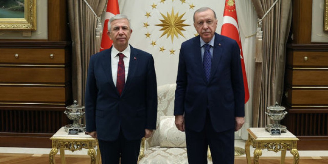 Mansur Yavaş Külliye’de Erdoğan ile görüştü