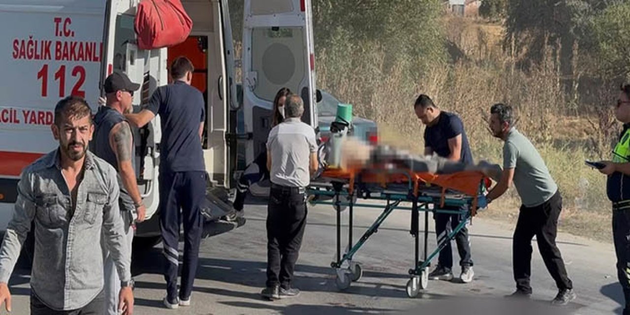 Hafif ticari araçla çarpışan motosikletin sürücüsü öldü