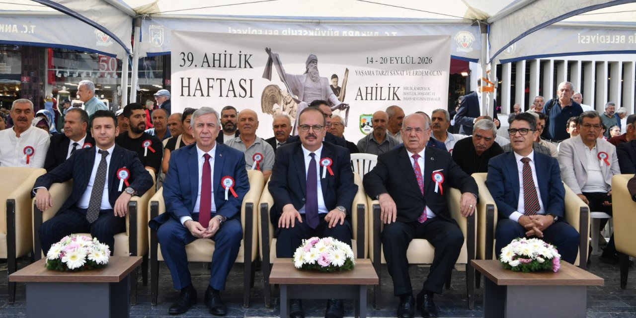 39. Ahilik haftası Ankara’da kutlandı